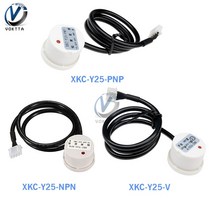 레벨컨트롤러 센서 수위센서 변위센서 수위조절센서 유속계 물 액체 레벨 스위치 비접촉식 감지기 외부 접착 유형 레벨 센서 npn pnp rs485 인터페이스 전원 어댑터 dc, XKC-Y25-V