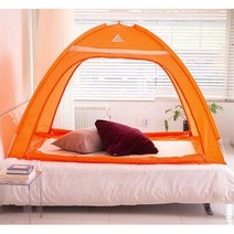 런웨이브 양문형 원터치 실내 난방텐트 3~4인용