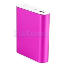 보조배터리 1 pc 5v 2.1a usb 파워뱅크 케이스 키트 mp34 전화 용 4x18650 배터리 충전기 diy 상자아이폰호환 샤오미호환, 핫 핑크