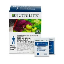 뉴트리라이트 맨즈 에너지 팩 비타민, 60개, 5.25g