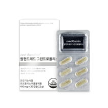 메디타민 원헌드레드 프로폴리스 12g, 14개, 30정