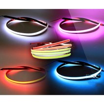 오토바이 LED 튜닝 60cm 방수바 고휘도 면발광 싸이키 바이크 튜닝 led 줄조명 줄네온, 그린