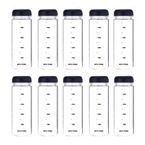 마이보틀 트라이탄 눈금 내열물병 10p 350ml 500ml, 블랙