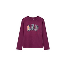 [정품] GAP kids [키즈 남아 6-14세] 멀티 로고 롱 슬리브 티셔츠 [Online Exclusive] 5212326013068