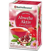 유럽홍차 바드 하일브루너 허브 액티브 필터 백 팩 (팩 of 20) 독일 약용차 천연허브 수면에 도움 천연허브 티백 필터 백 Bad Heilbrunner, 16개