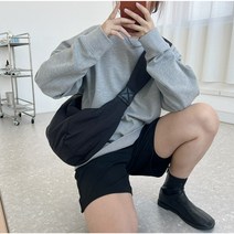 티에코 여성 반달 여행용 나일론 데일리 해외여행 크로스백