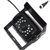 화물차 무선 후방 카메라 대형 트럭 탑차 모니터 ir 야간 투시경이있는 트레일러 픽업 rv 용 주차 범용 차량 자동차 후면보기, 라인 포함(4핀)