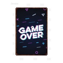 네온사인 무드등 간판 네온조명 led 카페 펍 술집 게임 냉기 금속 로그인 야만인 주석, 4, 20x30cm
