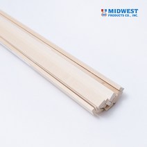 바스우드(Basswood) 각재 4.8x12.7x610mm 1팩(15개입)