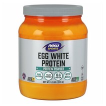 NOW Sports 나우 스포츠 에그 화이트 계란 흰자 단백질 파우더 1.2lb(544g) Egg White Protein Powder Unflavored, 1개, 1