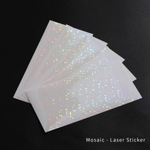 레이저 각인기 마킹기 조각기 커팅기 레터링 이니셜 금속 유리 가죽 빛나는 필름 Goo 카드 스티커 크리에이티브 DIY 저널 스크랩북 장식 카와이 문구 콜라주 전화 5 장, [02] TZ-LSMGK-02