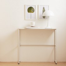 채우리 비비오 1단 선반 콘솔 테이블 화장대, 화이트