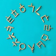 [stonellery] 한글 목걸이 이니셜 펜던트 기념일 선물