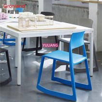 아이 의자 Vitra Tip Ton Chair 비트라 팁 톤 체어 인테리 Esyuse 증정, 다크 블루