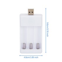 범용 USB 출력 배터리 충전기 플러그 3 슬롯 어댑터 AA / AAA 배터리용 충전식 충전, 01 as pic