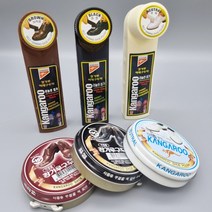 캉가루 구두 약 광택제 닦이 왁스 신발얼룩제거 황변제거제 액체 고체 검정 갈색 무색 투명, 액체-브라운