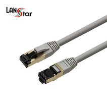 LANstar CAT.8 S/FTP 기가 랜케이블 3M/LS-8SFTP-3M/40Gbps/초고속 인터넷 케이블/2000MHz 대역폭/26AWG/연선/RJ45/8P8C/4페어 꼬임구