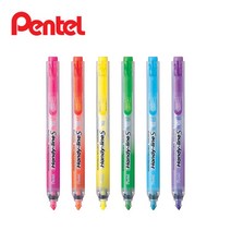 펜텔 핸디라인 S 형광펜 SXS15, 1개, 노랑