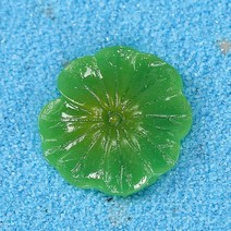 수기운보충 물레방아 벽천분수 연못 태양광분수 수지 잎 개구리 금붕어 물고기 탱크 수족관 미니어처 정원 마이크로 풍경 물 분수 홈, 연잎 2.7cm