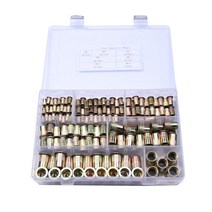팝너트 건 리벳 건 공구 너트 수동 리베 터 무거운 손 삽입기 도구 수동 맨드릴, 300pcs 너트 전용
