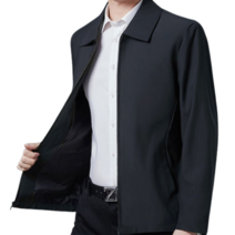 중년 남성 카라 집업 자켓 데일리 캐쥬얼 바람막이 출근룩