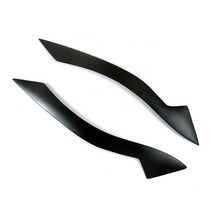 BMW 호환 Z4/E89 용 카본 파이버 램프 브로우 아이브로우 헤드라이트, [01] Matte Black