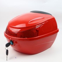 짐받이 바구니 작은 전원 자전거 꼬리 상자 전기 자동차, 타입12 빨간색