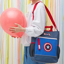 캡틴아메리카 학원 보조가방 남아 신발주머니 초등학교 입학선물 고학년 데일리 유치원생