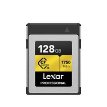 [해외] 전문 를위한 LEXAR PROFESSIONAL CFEXPRESS TYPE B 카드 최 1750 메가바이트초 RAW 4K 비디오 64GB 128GB 256GB PCIE GE, 01 128GB