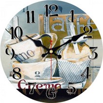 재미 있는 치과 의사 사무실 치과 치료 소박한 대형 벽시계 장식 침실용 Horloge Murale 보육 무음 시계 아트, 13575_6inch(15cm)