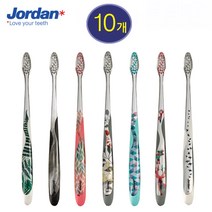 JORDAN 조르단 인디비주얼 칫솔. 매력적인 디자인 작은헤드 특수칫솔모. 치솔, 5개, 2개입