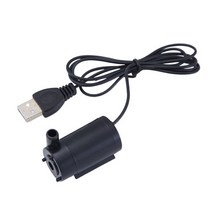 수류 모터 수중 펌프 휴대용 분리형 USB 인터페이스 전기 수족관 워터 펌프 잠수형 수중 물고기 탱크 도구, [01] Black Type 1, 01 Black Type 1