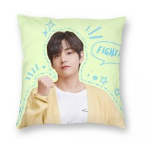 베개 커버 5070 4060 3050 라텍스 메모리폼 방수Kpop 스타 프린트 베개 케이스 폴리에스터 복숭아 피부 스