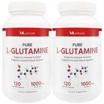 My Life [미국빠른직구] 마이라이프 내추럴스 L-글루타민 1000mg L 글루타민, 2병, 120정, 120정