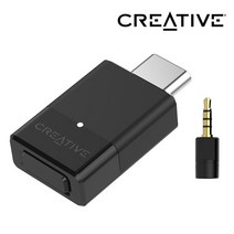 Creative BT-W3 무선 블루투스 5.0 오디오 USB 동글 트랜스미터 휴대용 콘솔게이머 추천, 단품