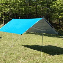 장박 차박 그늘막 방수 렉타타프 3M 감성캠핑 아웃도어 그늘막천막 글램핑, 카키
