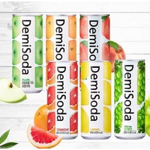 데미소다 250mlx30캔 1 BOX(사과 오렌지 피치 레몬 자몽 청포도) 2144271, 30캔, 250ml