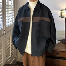 오버핏 카라 집업