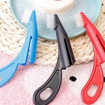 반려견손가락으로이빨닦기1개(색상 택1)반려동물용품 애견용품 애견칫솔 치아관리 손가락칫솔, 블랙