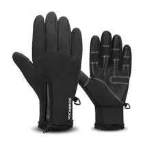 빠른배송락브로스 스포츠 방한장갑 기모안감 방수 스마트폰터치 RBK-01B, RBK-01B 블랙 M