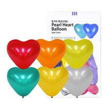 BB05 파티클럽 펄하트풍선 10입 15CM 145405 1봉 f20, 상세페이지 참조, 상세페이지 참조