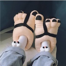족저근막 슬리퍼 발편한 평발 인체공학 거실 사무실 쿠션 실내화재미있는 겨울 남성 신발