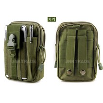 군용밀리터리가방 파우치 전술파우치 허리가방(소), 허리가방(소)_카키