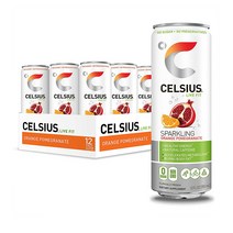 CELSIUS 셀시우스 스파클링 오렌지 석류 에너지 드링크 12캔