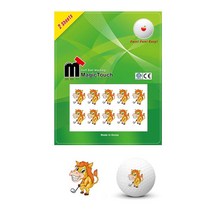 말 동물 캐릭터 골프공 부착 스티커 골프공마킹 골프공꾸미기