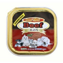 퍼피프랜드 사각 애견 캔, 소고기, 5개