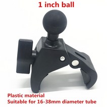 1 인치 볼 또는 17mm 클로 클램프 마운트 바이크 오토바이 자전거 핸들 바 레일 Gopro 액션 카메라 클립, [03] 1pc 1inch ball, 03 1pc 1inch ball