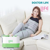 [닥터라이프] 라이프3 공기압 다리 사지압박순환장치/의료기기/국내생산/ 본체+다리+허리세트(그린)
