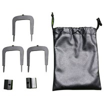 6 pcs 골프 퍼팅 정렬 목표 게이트 키트 골 골프 퍼터 조준 부품