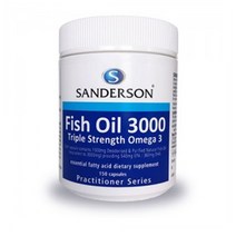 Sanderson One-a day Fish Oil 3000 샌더슨 원어데이 피시 오일 3000 150캡슐 4팩